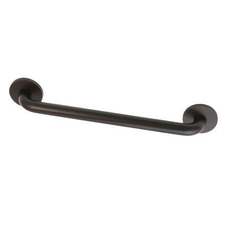 KINGSTON BRASS GLDR814240 24-Inch X 1-1/4-Inch OD ADA Grab Bar, Matte Black GLDR814240